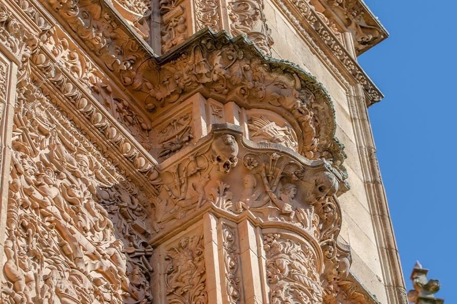 Detalle fachada Universidad de Salamanca