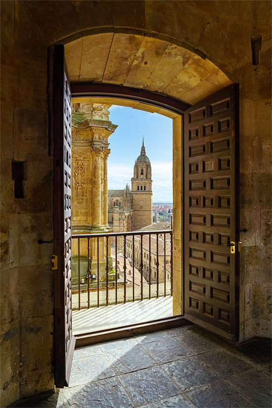 Detalle vistas Catedral de Salamanca
